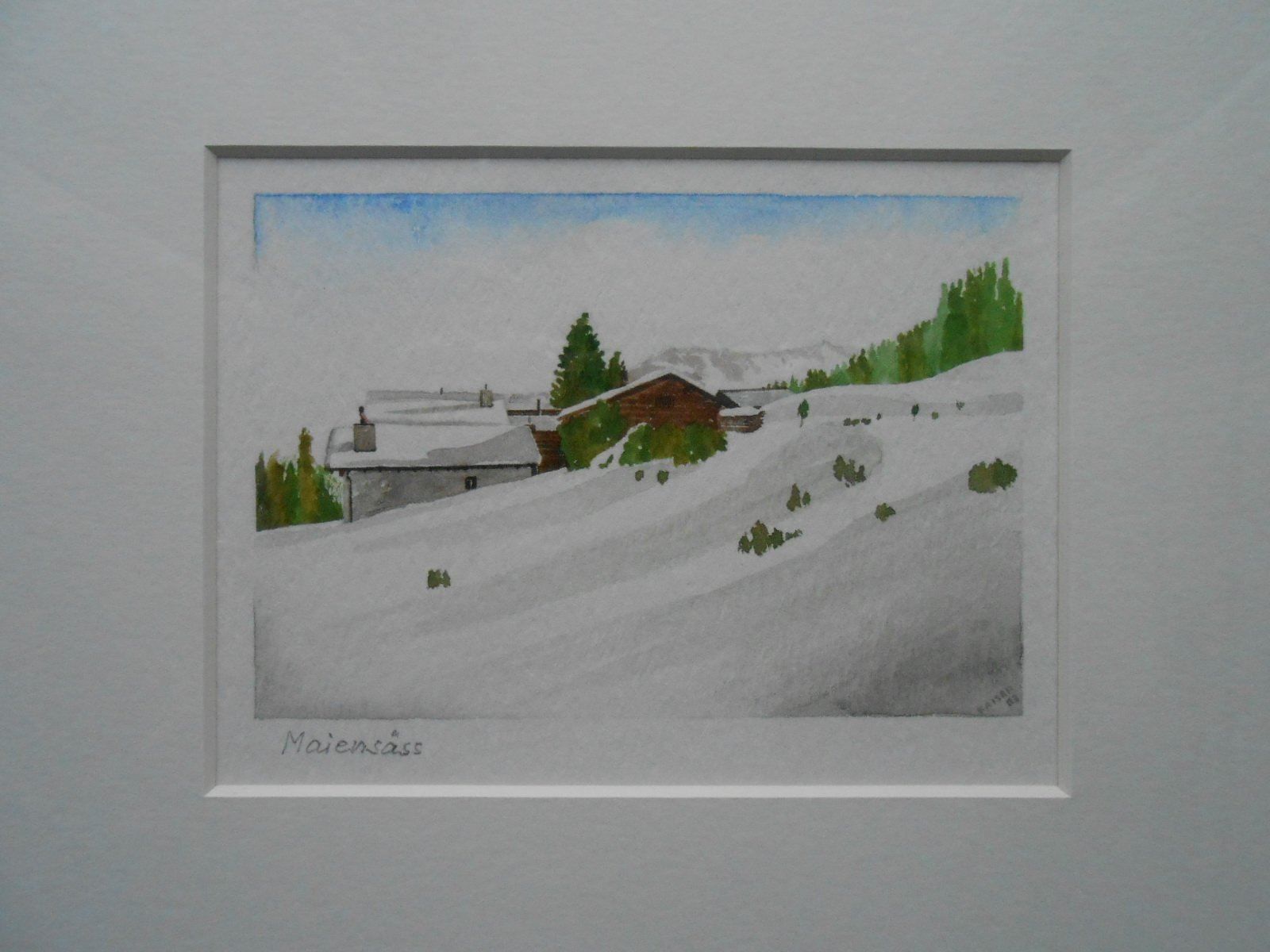 Dipinti: Aquarell CH "MAIENSAESS" GR - (ri) – Nuovo (secondo la descrizione) da Hallwil venduto da pkaiser44 2