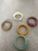 5 Ringe buntsortiert im Set NEU