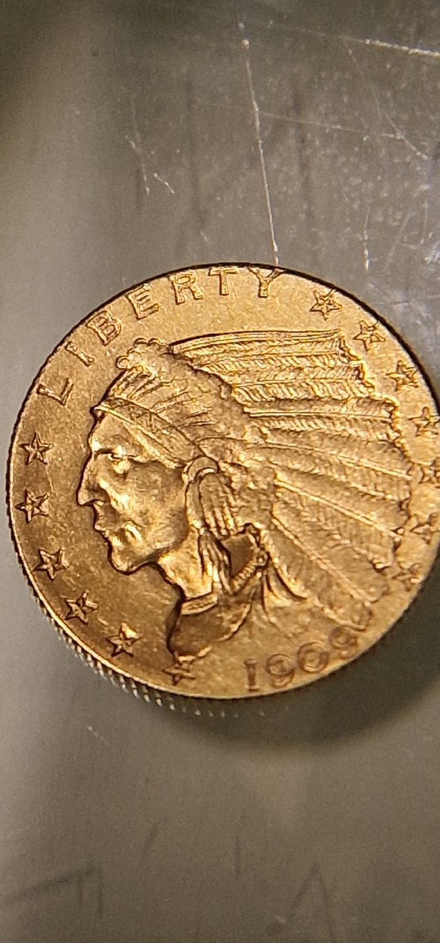 Tutti le monete: USA, 2,5 US-Dollars 1909 – Usato da ZÜRICH venduto da Arte-24