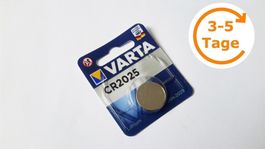 Knopfzelle CR2025, Lithium, Varta