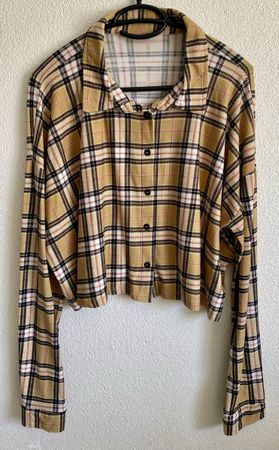 Karo Bluse XL