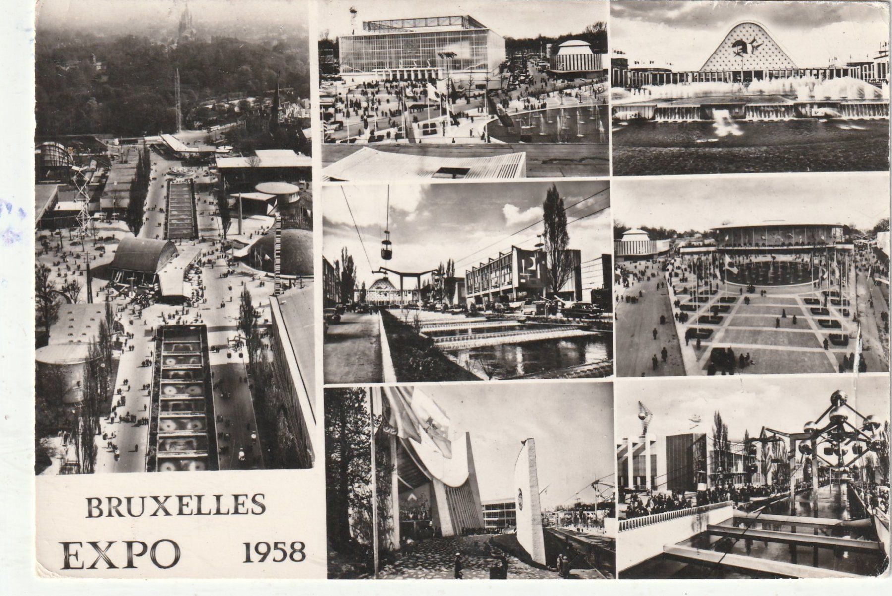 Cartoline postali: EXPO Bruxeles 1958 – Usato da Lumbrein venduto da made02