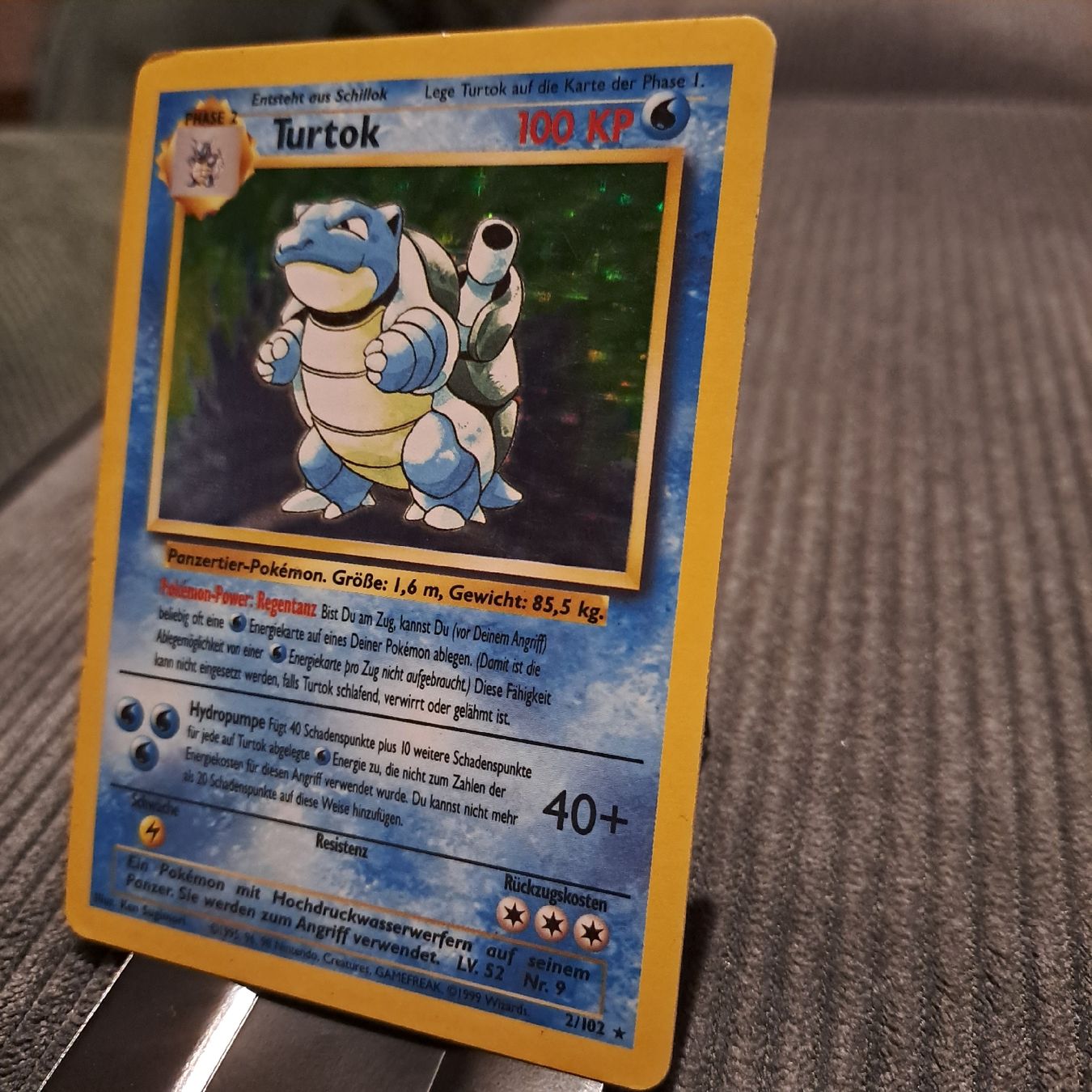Pokémon Cartes à collectionner: Turtok Holo, Base Set 2/102 – D'occasion à Düdingen par Ruge91 2
