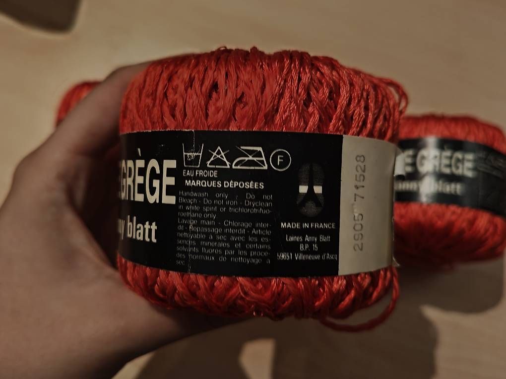 Lana: Seidengarn apricot – Usato da Schiers venduto da ver_ddm2 2