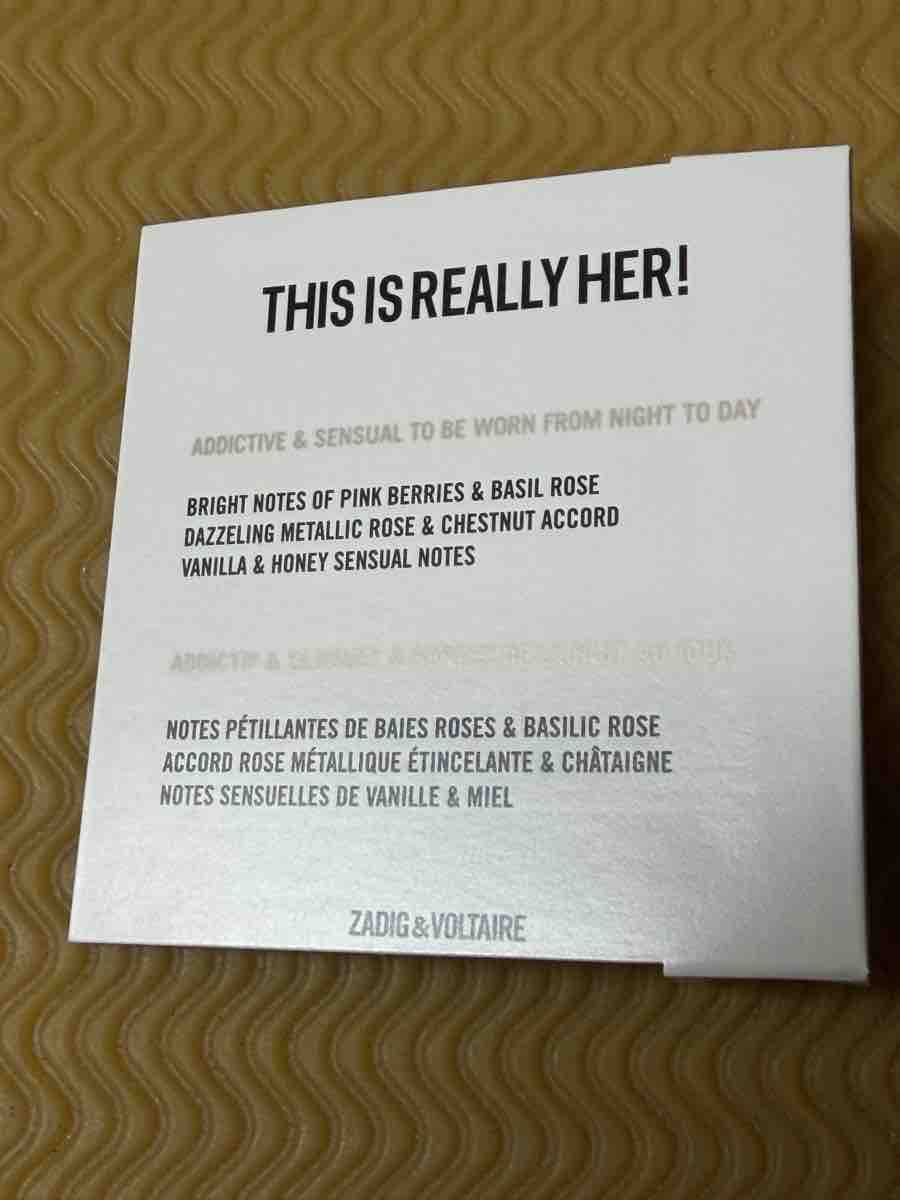 Zadig & Voltaire Parfum & Eau de Toilette: Zadig & Voltaire This Is Really Her – Neu und originalverpackt aus fey von Caductilometre 1