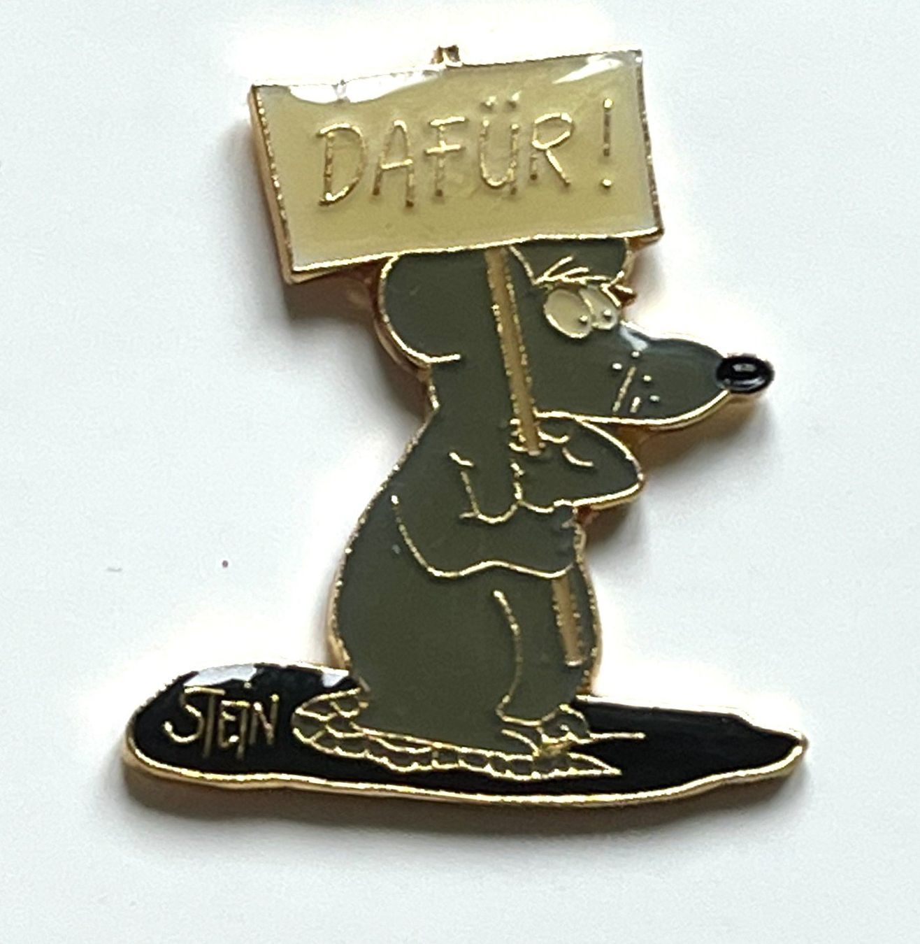 Placchette & Badge: Pin Maus Uli Stein Dafür – Usato da Kriens venduto da TSCH1