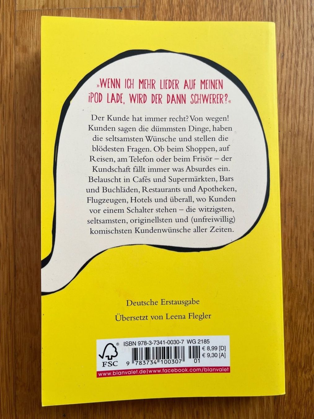 Bücher: Taschenbuch "Wonach schmeckt denn der Schokoshake?" – Gebraucht aus Grosswangen von Vita500 1