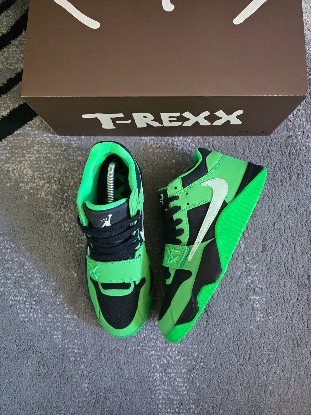 Chaussures hommes: Nike Jumpman Jack travis scott green spark – Neuf (Voir description) à Bôle par A_Kickstory