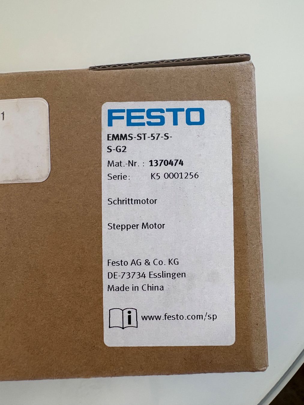 Festo  Motori: Schrittmotor EMMS-ST-57-S – Nuovo e nell'imballaggio originale da Hedingen venduto da Luana02 1