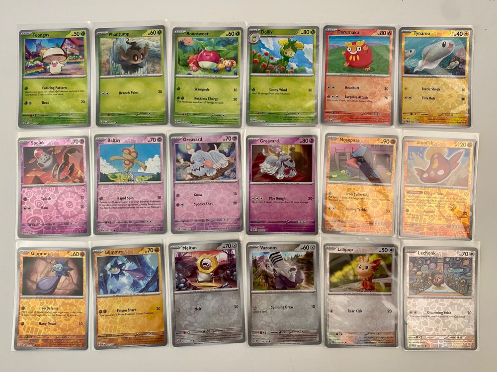 18 Reverse Holo Pokemonkarten Obsidian Flames EN ab 1.- Fr (Gebraucht ...