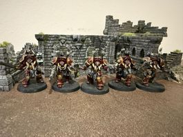 Warhammer 40K World Eaters of Khorne Chaos Terminator Squad