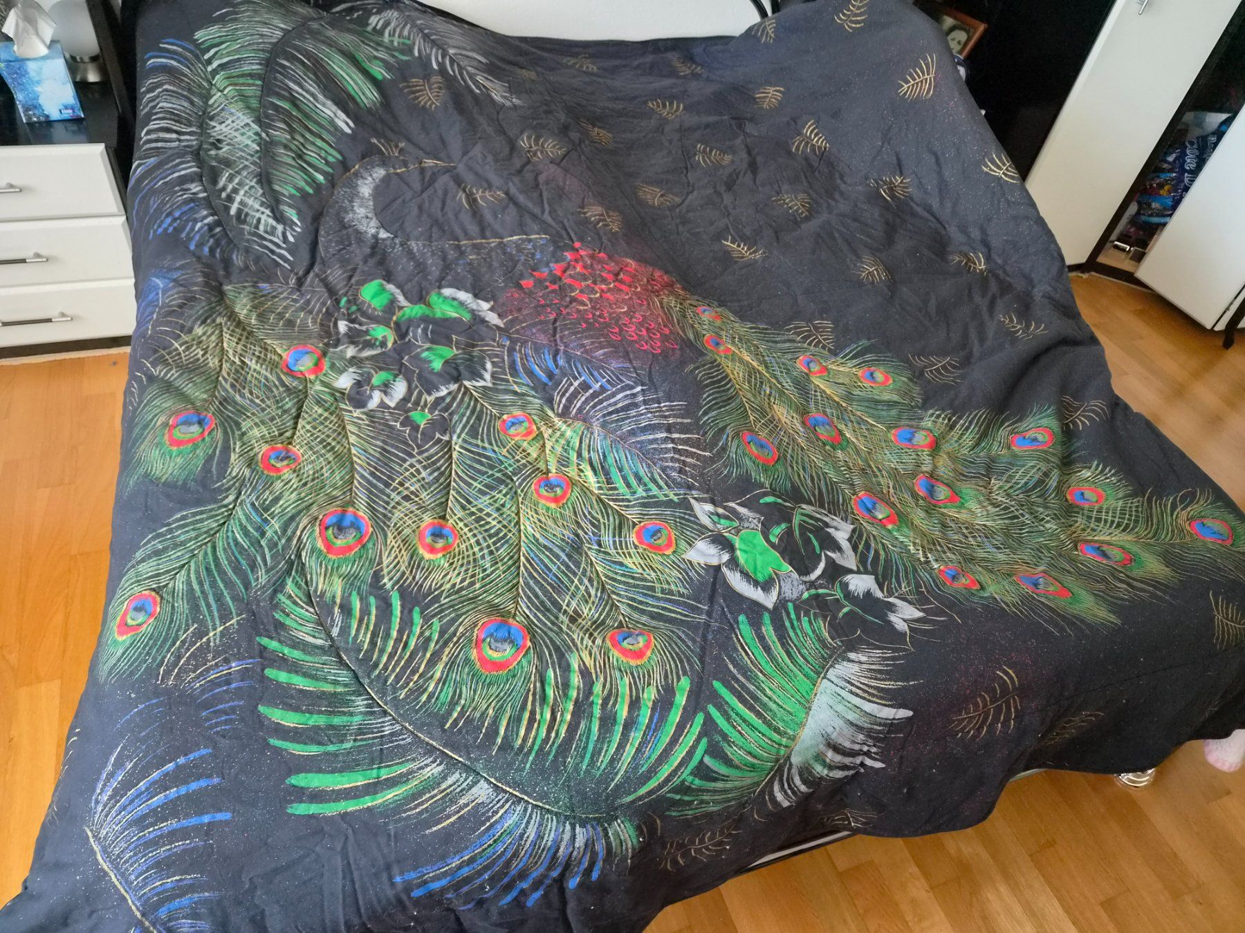 Coperte: Steppdecke Pfau / 240 x 280cm – Usato da Zürich venduto da Citalo