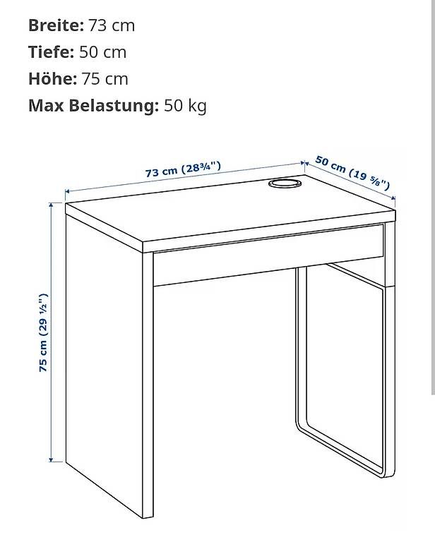 Scrivanie: Ikea Schreibtisch Micke – Usato da Zwieselberg venduto da Biker75 2