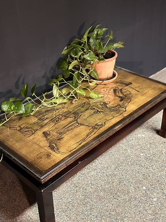 Tavoli: Asiatischer Couchtisch mit Kunstmotiv – Usato da Basel venduto da ele_pc7g