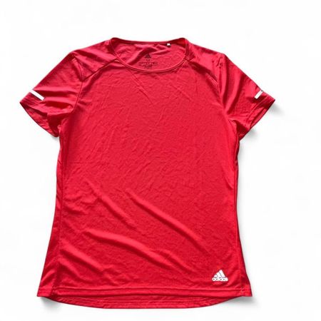Adidas neon pink sportswear t-shirt, size m