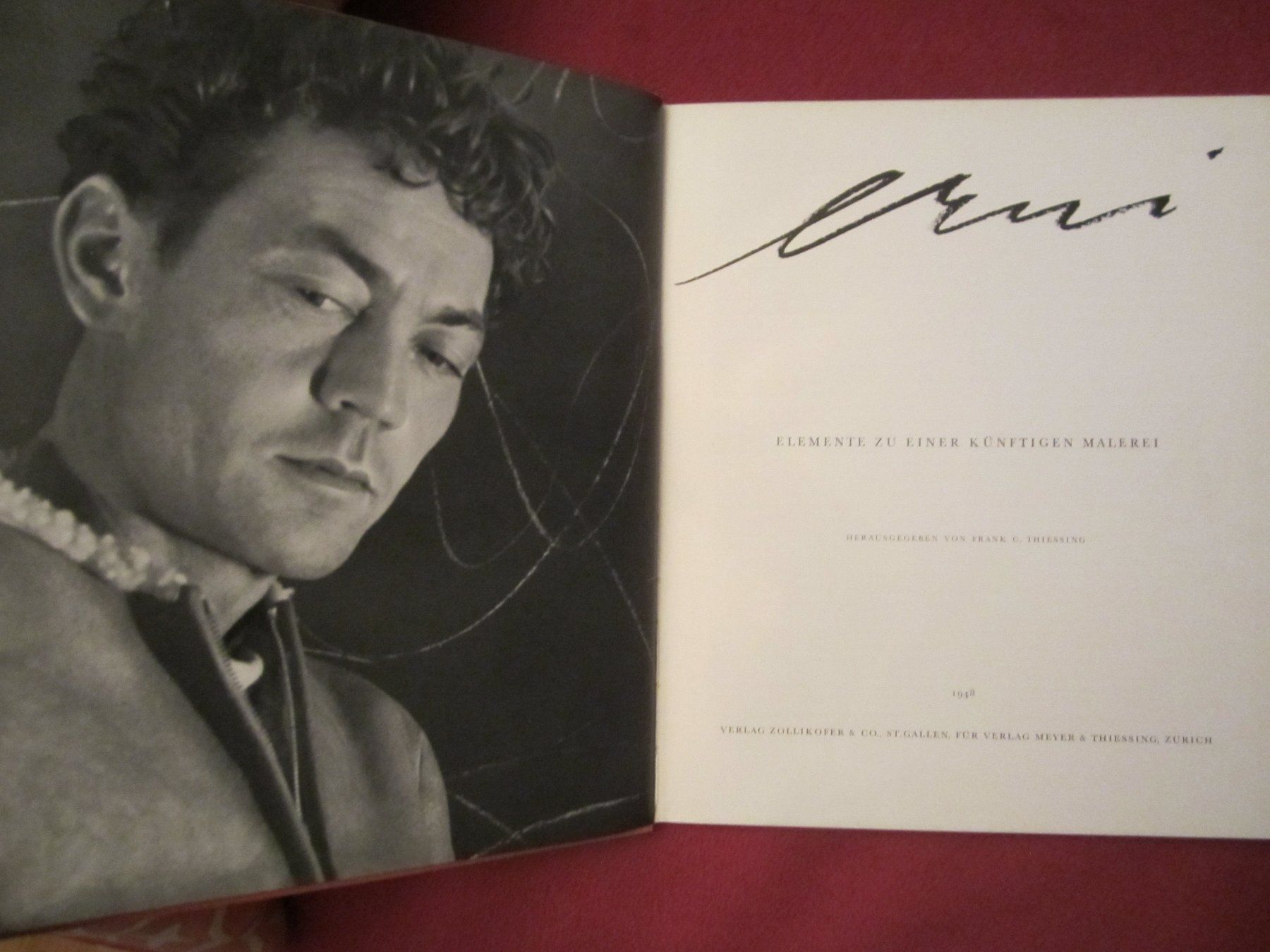 Libri: "ERNI" Elemente einer künstigen Malerei Buch 1948 VERLAG – Usato da Volketswil venduto da nemo2000 1