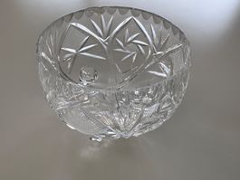 Bol ou bonbonnière en cristal de Pologne