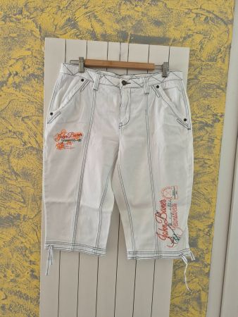 Damen Caprihose, weiss, Grösse 42, guter Zustand