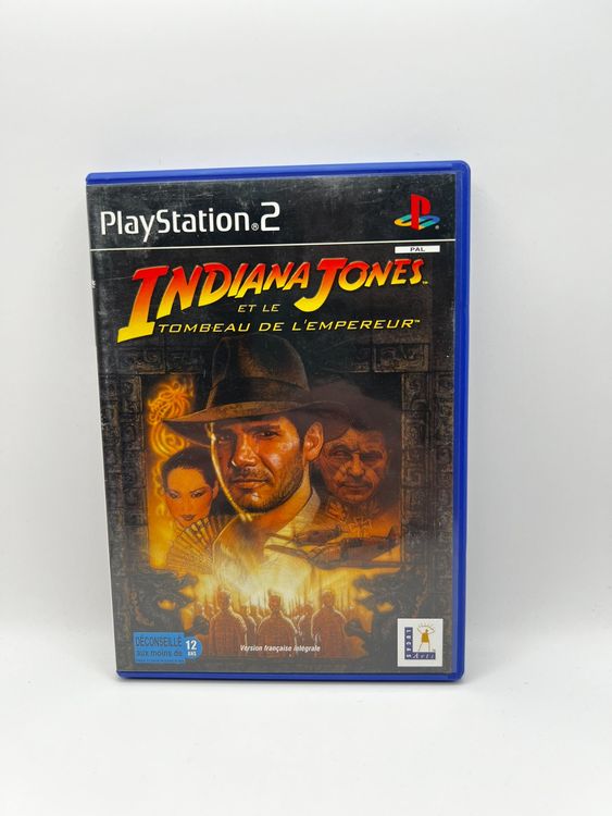 Jeu PS2 Indiana Jones Et Le Tombeau De L'Empereur - Complet FR - Très Bon état