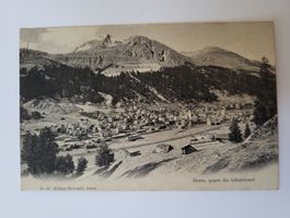 Ansichtskarte Davos gegen Schiahorner 1908 gelaufen R34