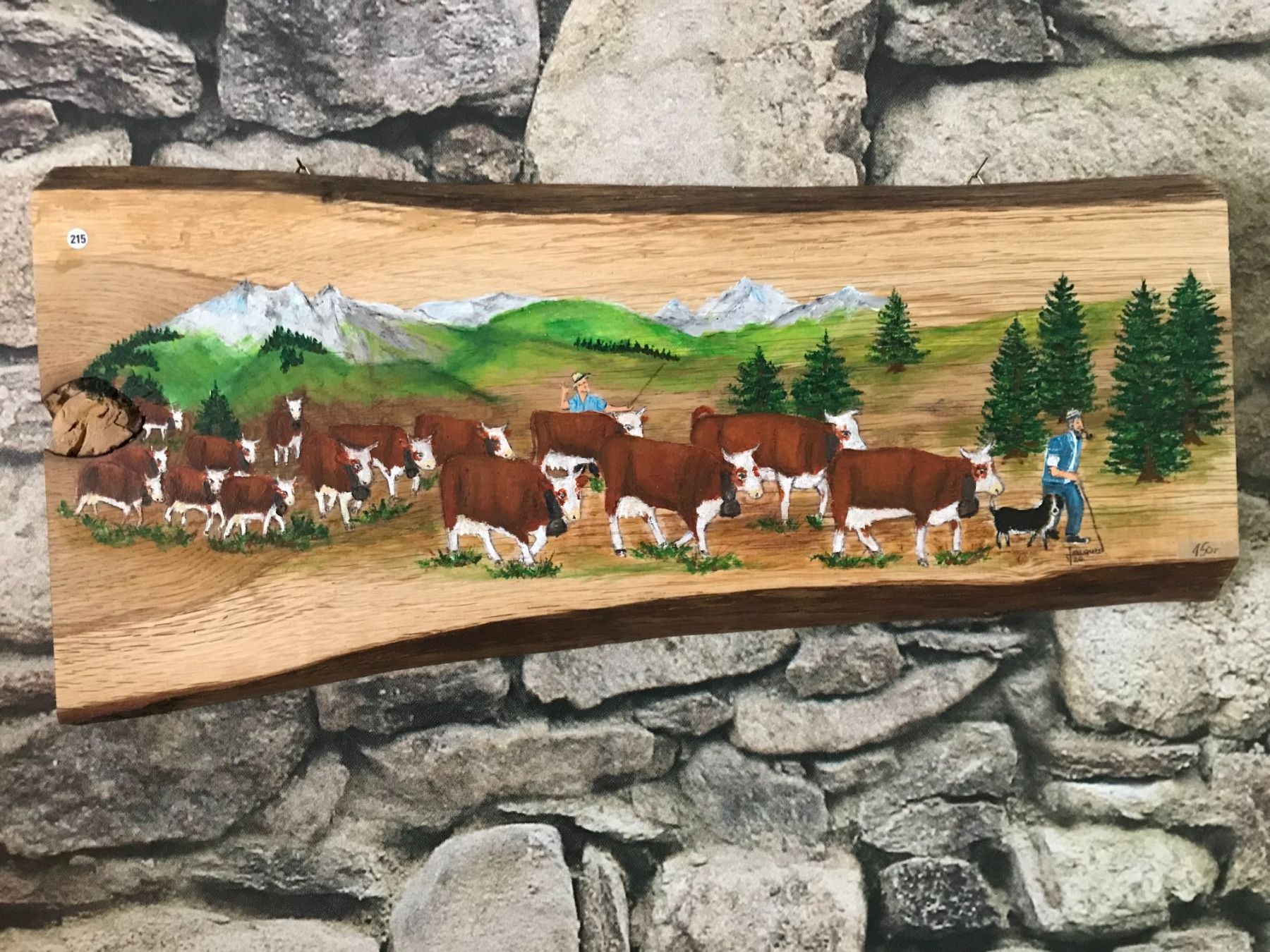 Gemälde: Poya – Neu (gemäss Beschreibung) aus Montet (Broye) von Jackolino