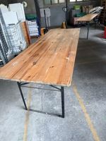 Festbank Tisch 230x80cm ohne Bänke