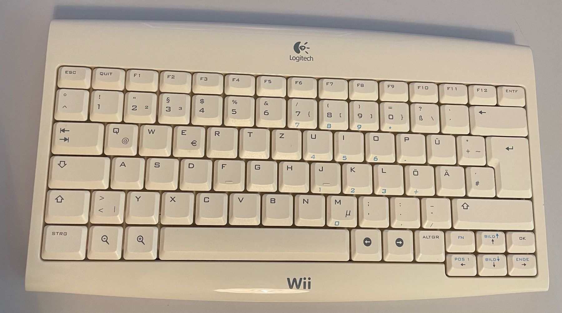 Logitech Tastiere: Logitech Nintendo Wii Tastatur – Usato da Spreitenbach venduto da Pariguayo 1