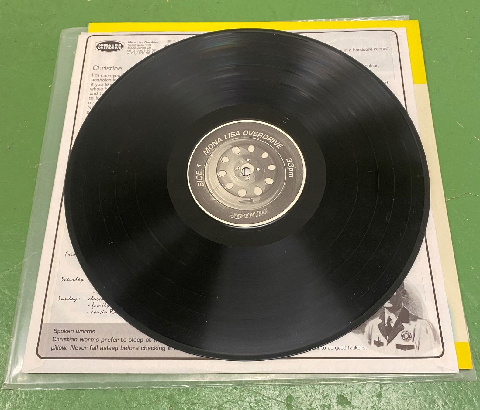 Schallplatten: Mona Lisa Overdrive: Unique Scrawling Screech (LP) – Gebraucht aus Basel von Ostschweiz06 2