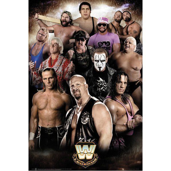 Foto & Immagini: Poster WWE Legenden – Nuovo e nell'imballaggio originale da Schwyz venduto da rs-trend