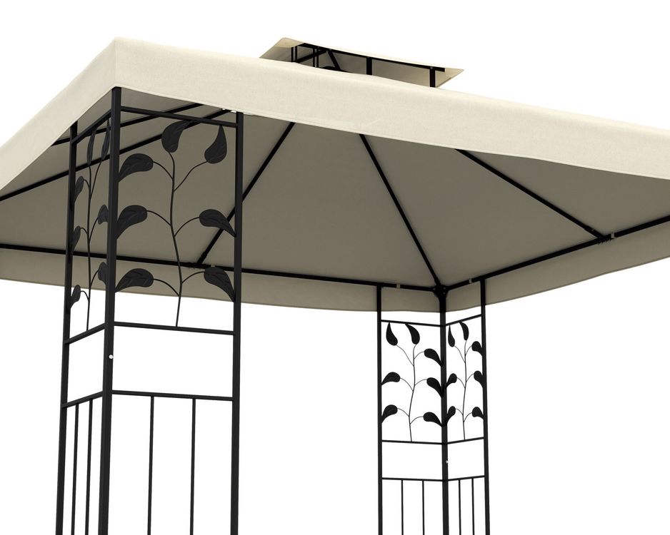 Gartenpavillon LILIA 3 x 3 m beige Kaufen auf Ricardo