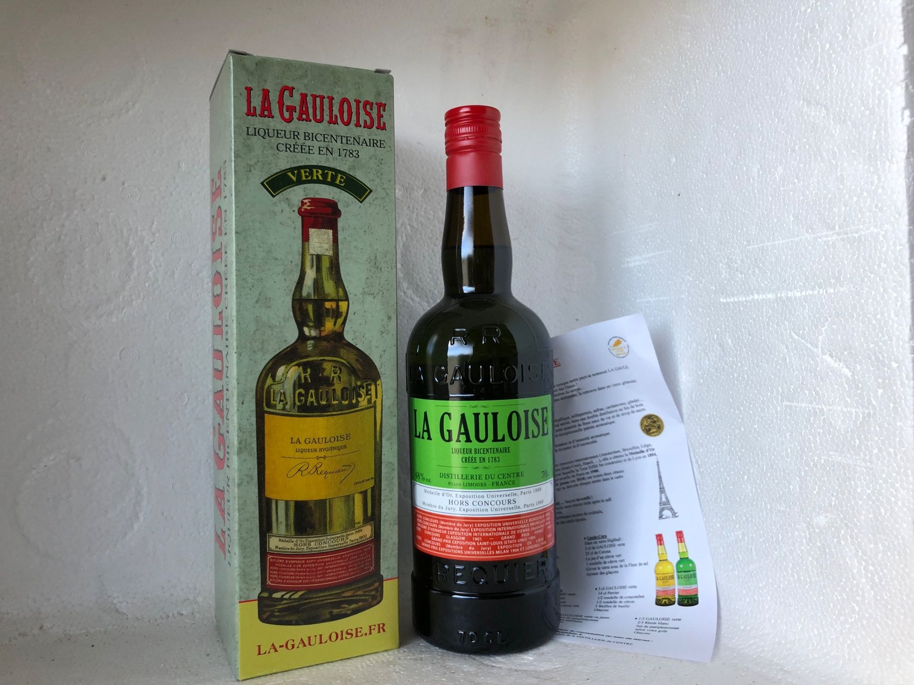 Bevande alcoliche: La Gauloise Verte Liqueur 48%... – Nuovo e nell'imballaggio originale da Wöschnau venduto da Vinsale 1