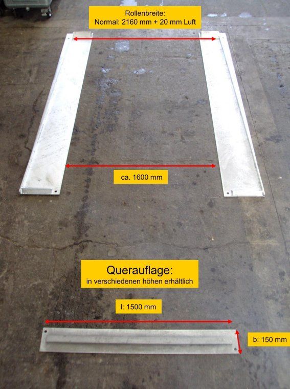 Laufwerke & Adapter: Führungsschienen für Abrollcontainer – Neu (gemäss Beschreibung) aus Wallisellen von Recytech 2