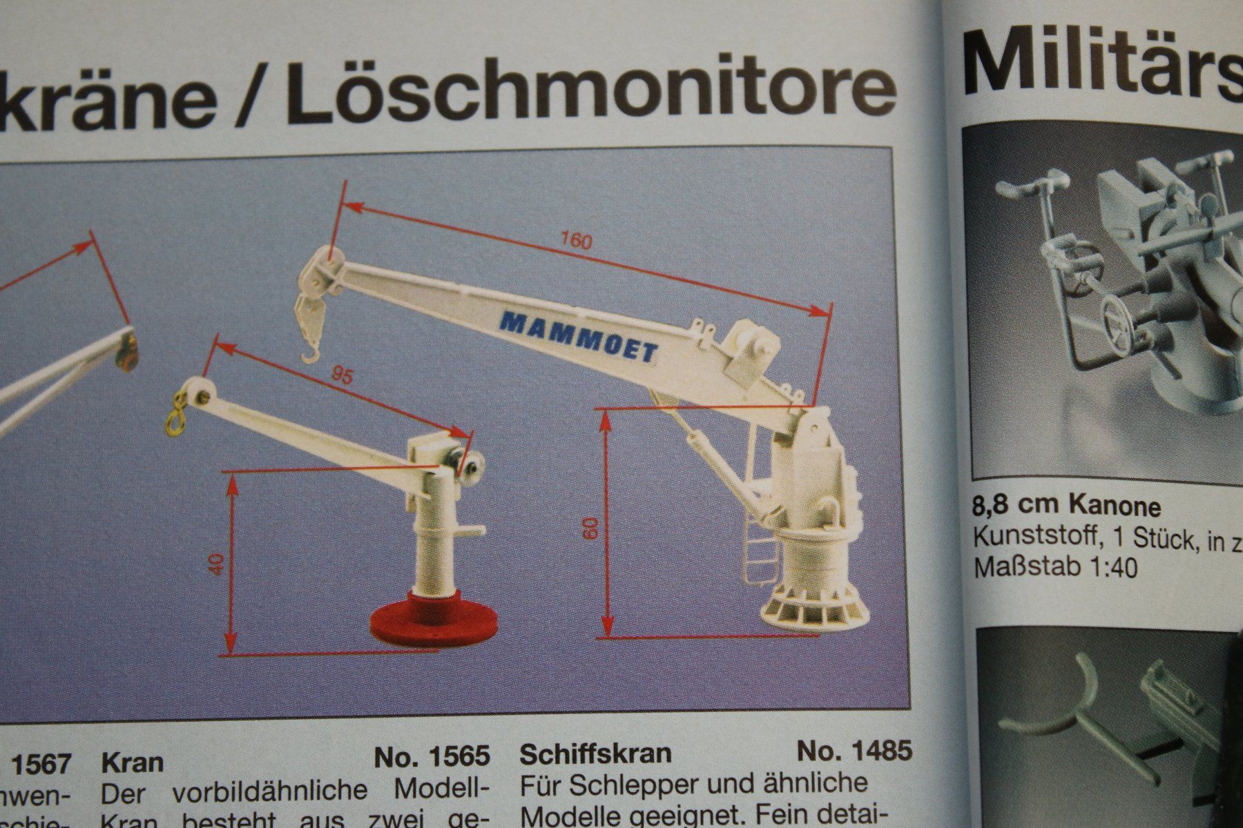 Robbe RC Modellbau: Robbe  Schiffskran – Neu und originalverpackt aus Winterthur von Anef 2