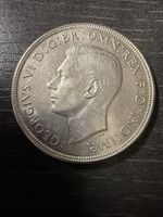 (3680) Australien Münze One Crown 1937 Georg VI Silbermünze