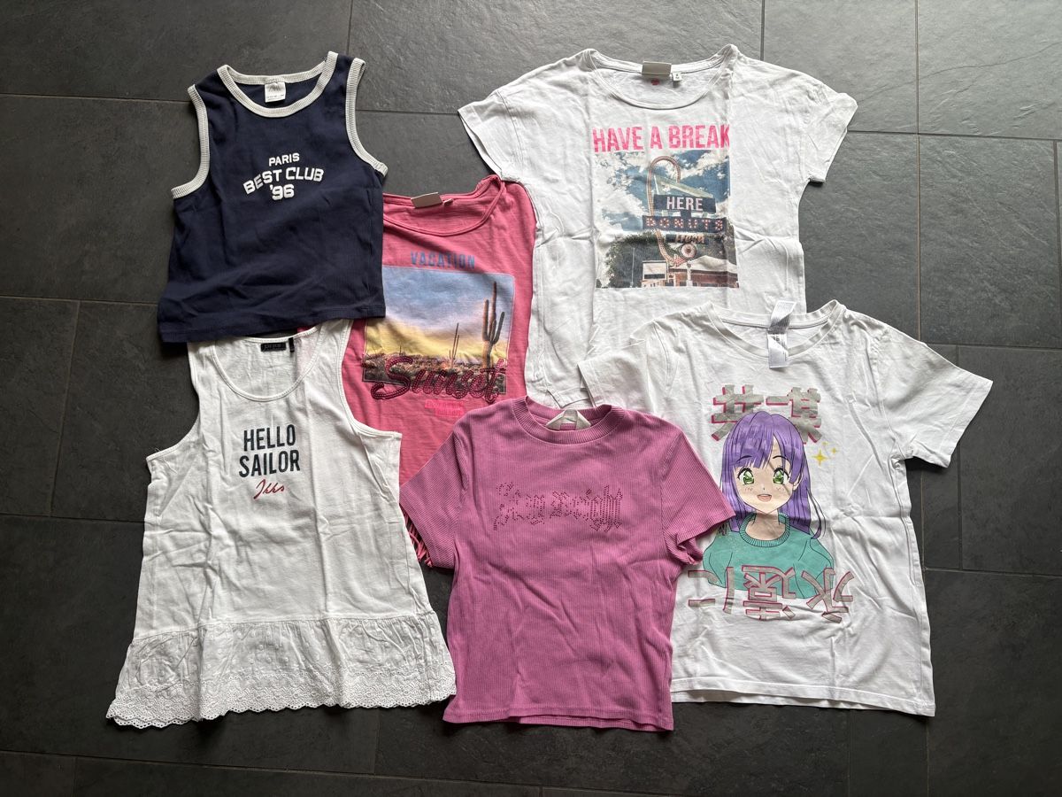 Lotti & Set di vestiti: Set 6 T-Shirt 152 cm – Usato da Bergdietikon venduto da Marineh2004
