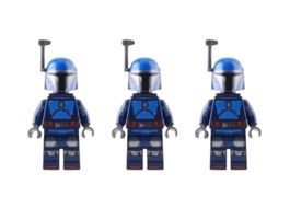 3x SW1345 Mandalorian Warrior Star Wars LEGO (NEU)