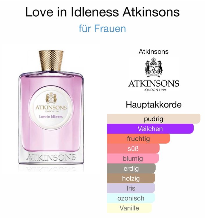 Original Atkinsons Love in Idleness,neu und OVP (Neu und
