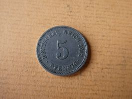 Dt. Reich 1913 A, 5 Pfennig