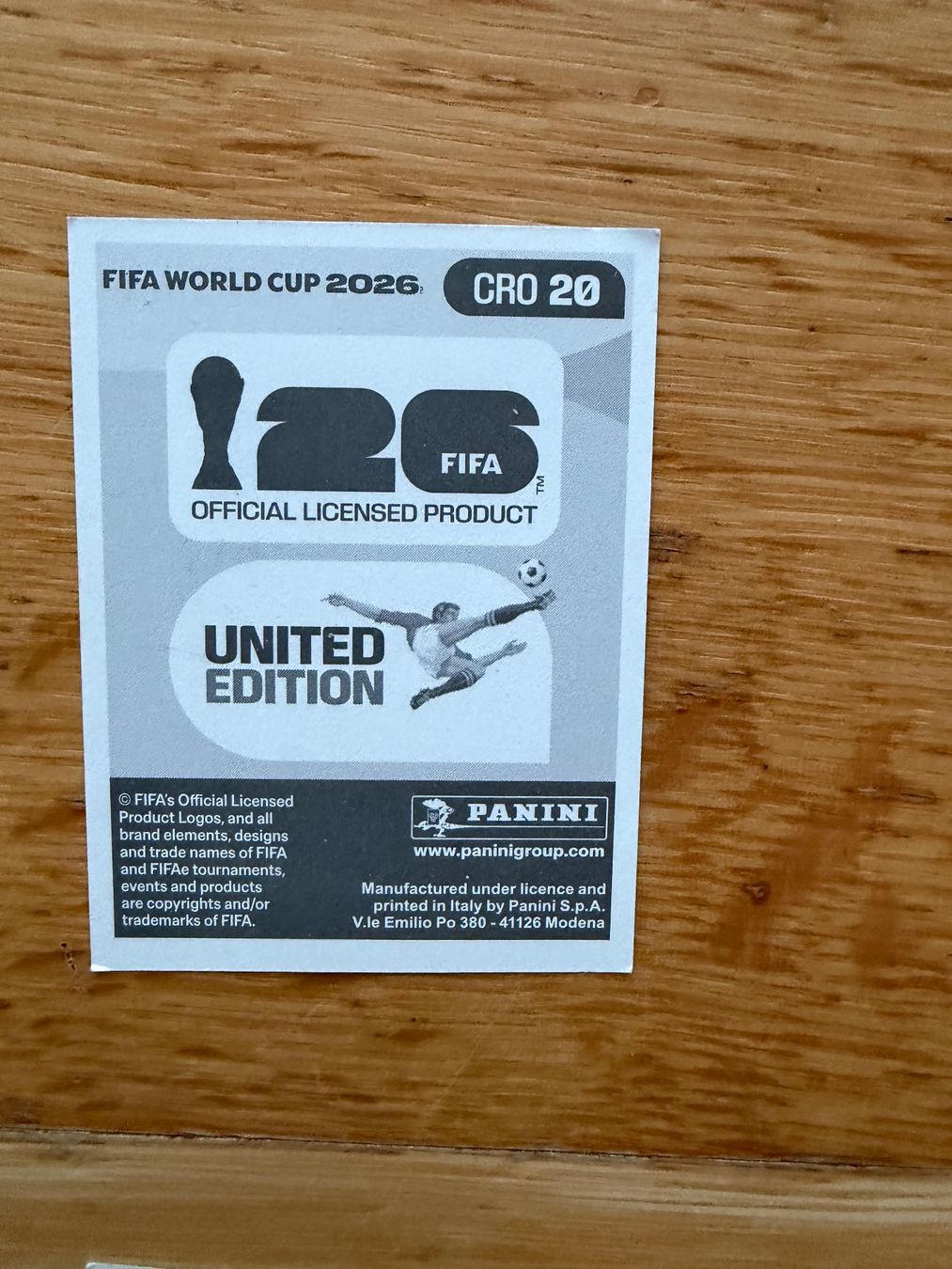 Panini Sammelbilder & Trading cards: Panini CRO 20 – Neu (gemäss Beschreibung) aus Zürich von bel5 1