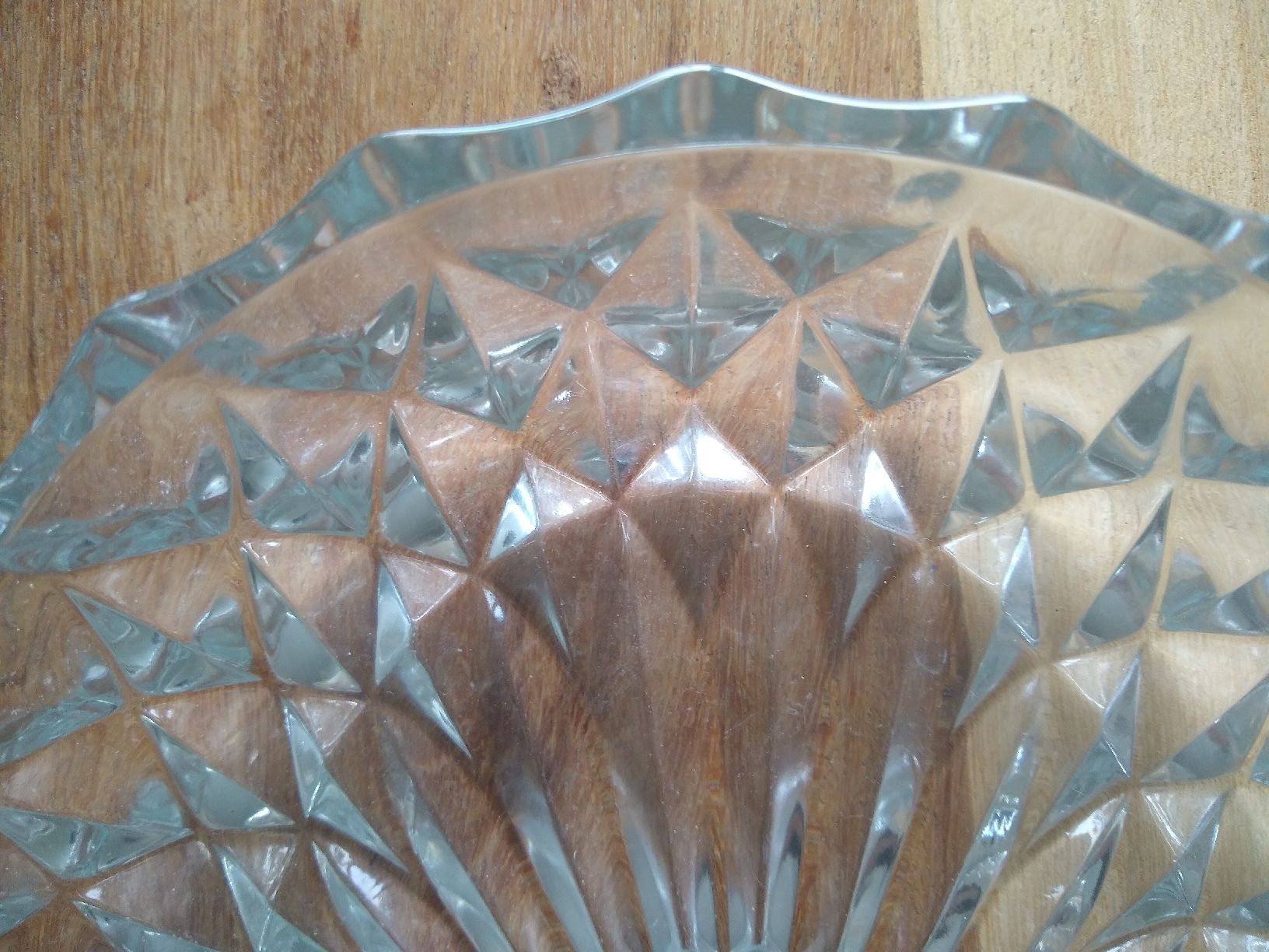 Piatti di portata: Crystal Glass Serving Platter, Oval Shape, Unique Design – Usato da Dübendorf venduto da rol_fm6d 2
