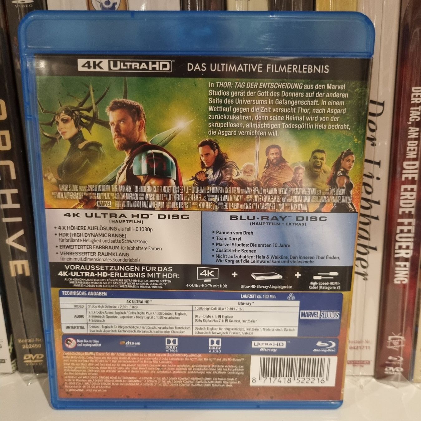 Alle DVDs: Thor: Tag der Entscheidung [Blu-ray] – Gebraucht aus Bremgarten AG von Mediensammler24 1