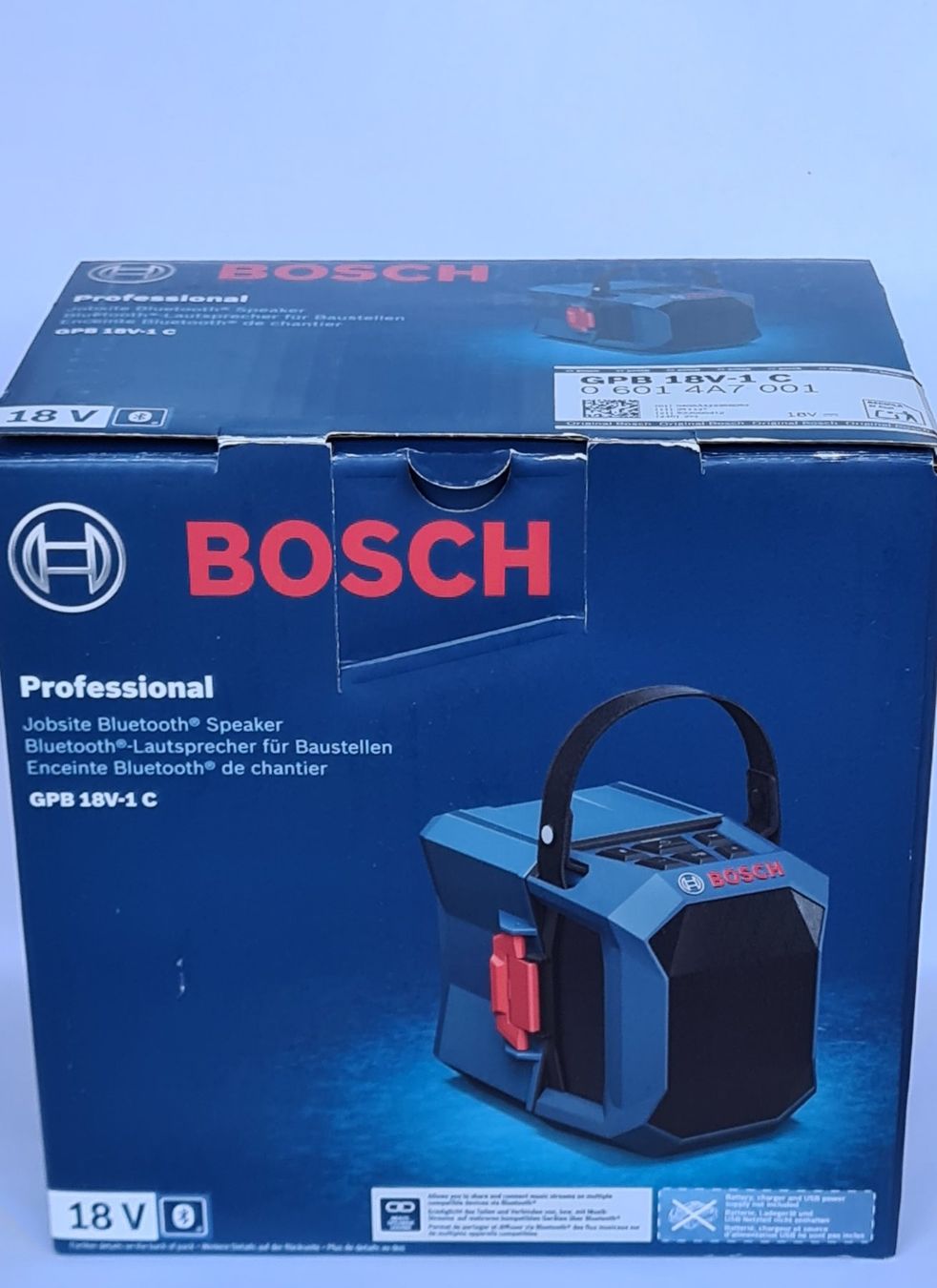 Bosch Casse acustiche: Bosch GPB 18V-1C Bluetoothlautsprecher mit Batterieabdeckung – Nuovo e nell'imballaggio originale da Lenk im Simmental venduto da Ramto0 2