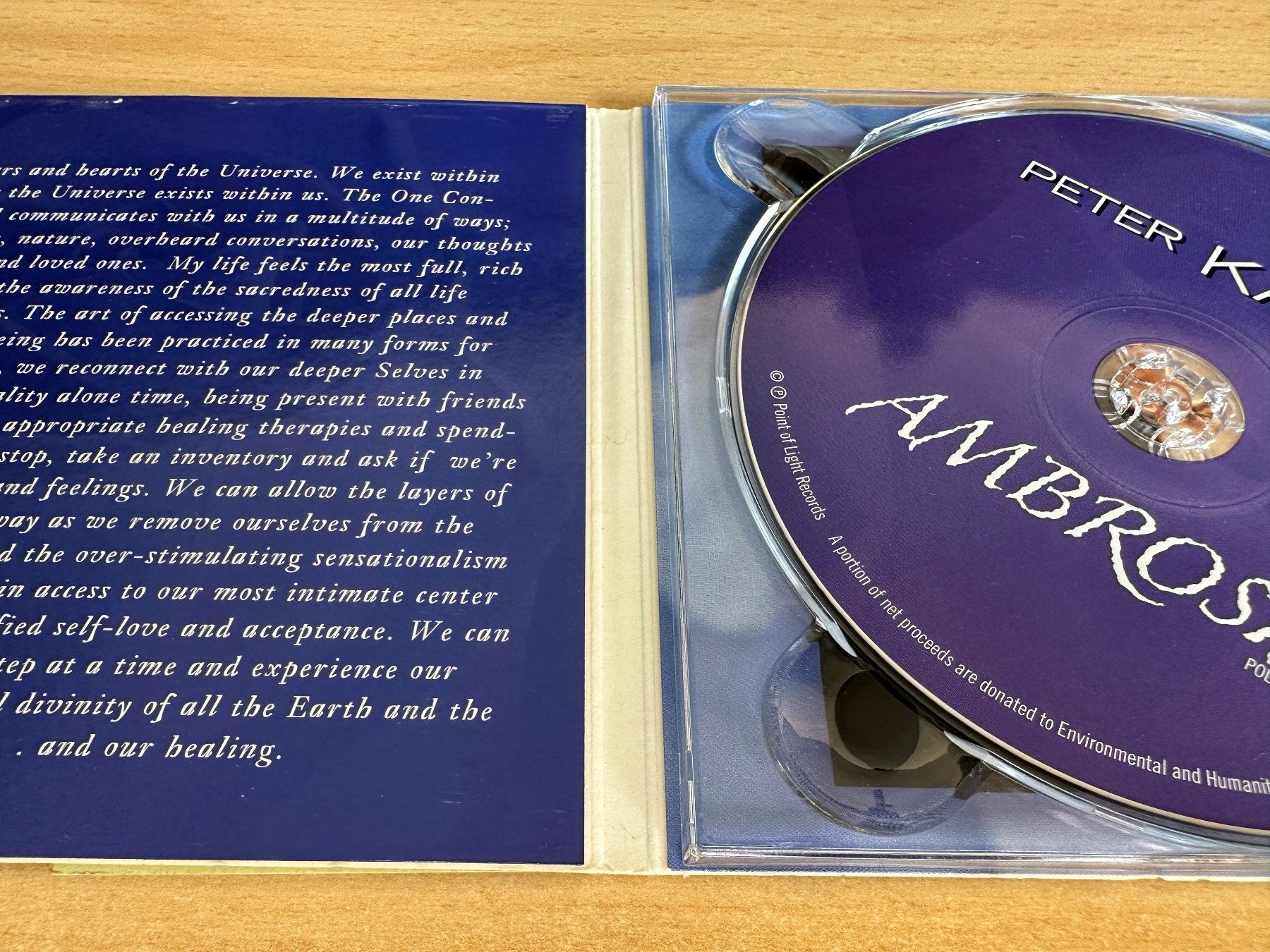 CD: Peter Kater – Ambrosia – Usato da Rikon im Tösstal venduto da Alpenmutz 2