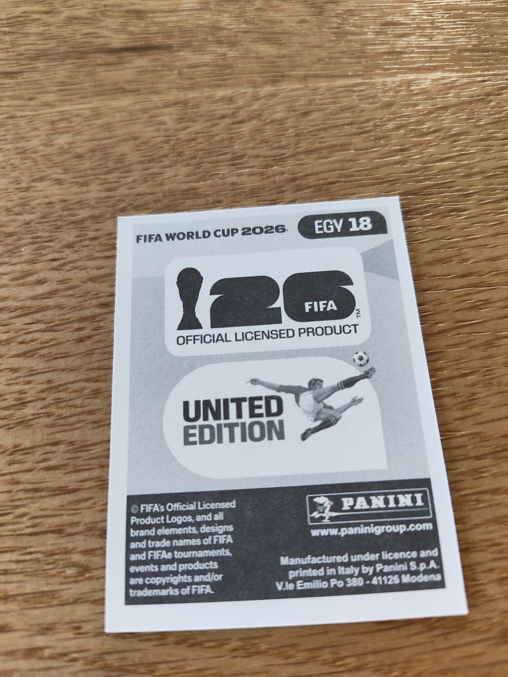 Panini Carte collezionabili: Panini Wm 2026 Egy18 – Nuovo (secondo la descrizione) da Lieli venduto da Maholo 1
