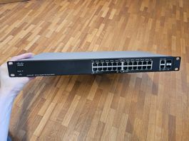 Switch Cisco SG200-26P, 26 Ports, 12 PoE, 2 SFP, 1000 Mbit/s
