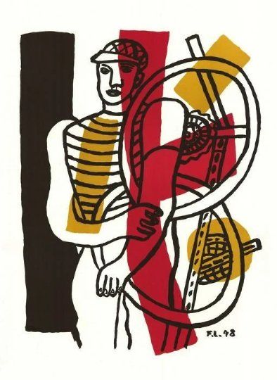 Arts picturaux & lithographies: Fernand Léger - Der Radfahrer - Originallithographie – Neuf (Voir description) à Ponte Tresa par 11GalleriaAlterEgo11 8