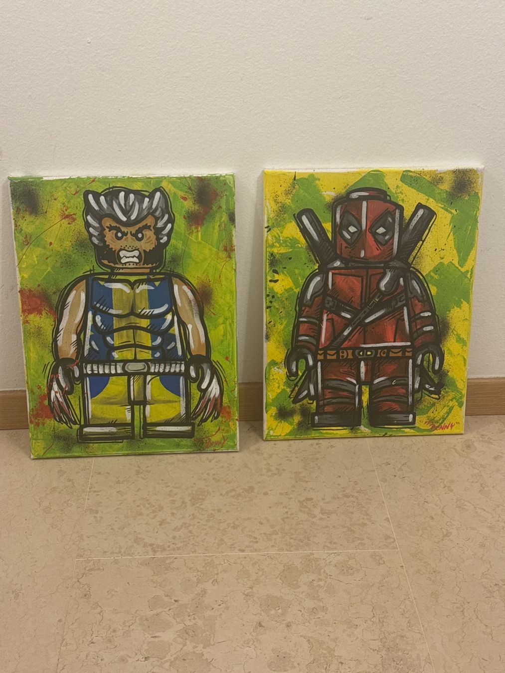Dipinti: Dipinto Wolverine e Deadpool – Usato da Lugano venduto da bon_gc65