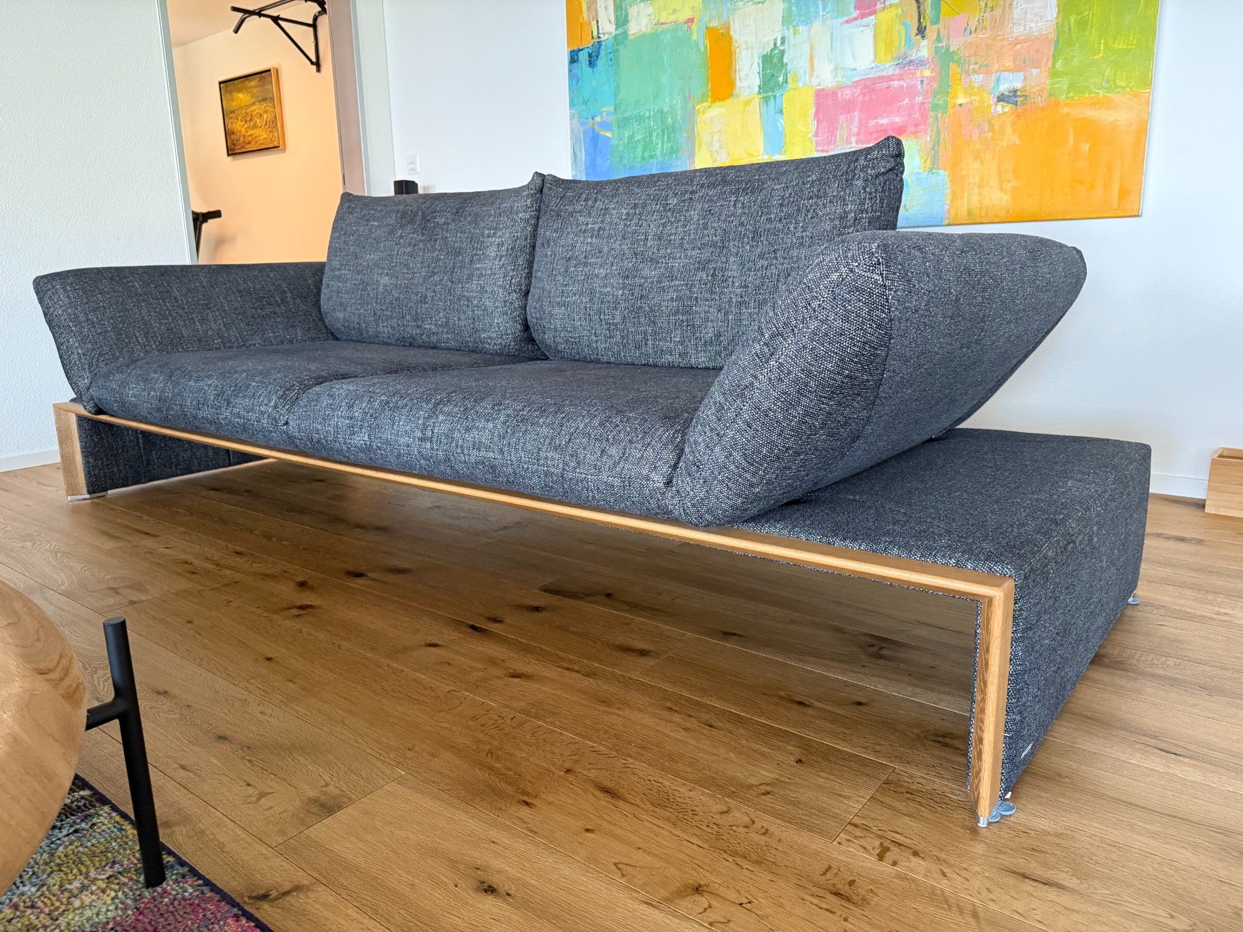 Koinor Divani: Koinor Houston 3-Plätzer Sofa + side board – Usato da Gebertingen venduto da duh_8bnr