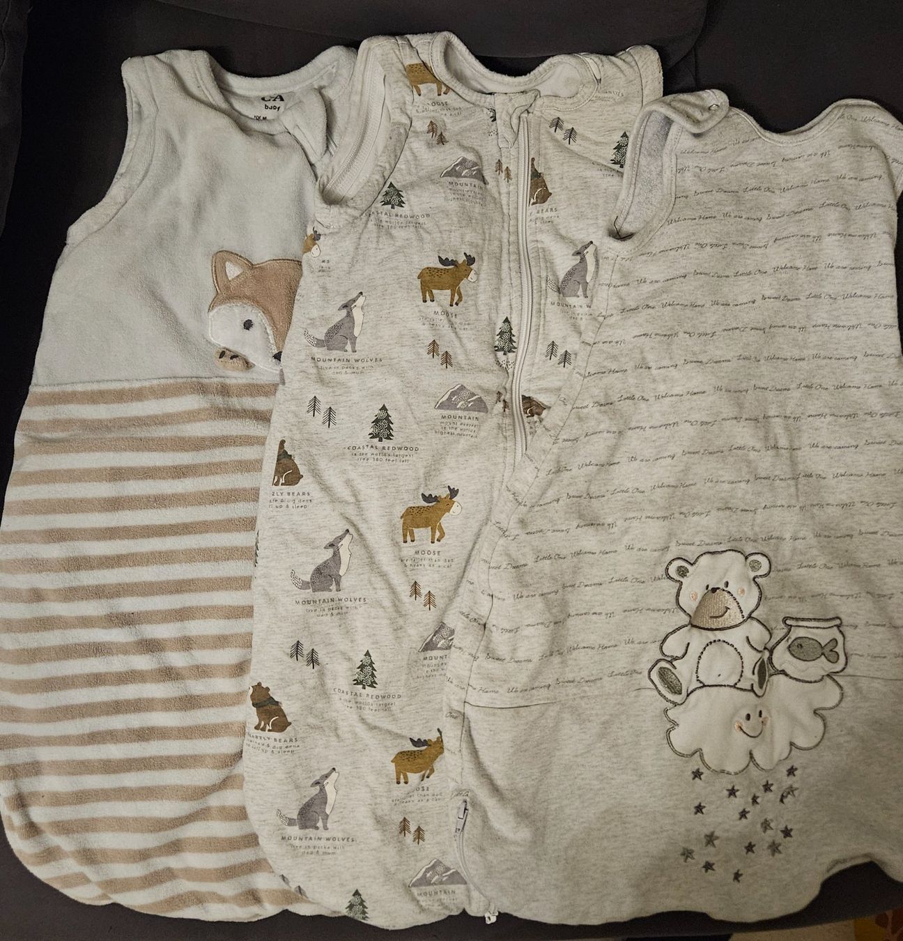C&A Pyjamas & Ähnliches: 3x Gigoteuse bébé 6-9 mois – Gebraucht aus Neuchâtel von Vflash