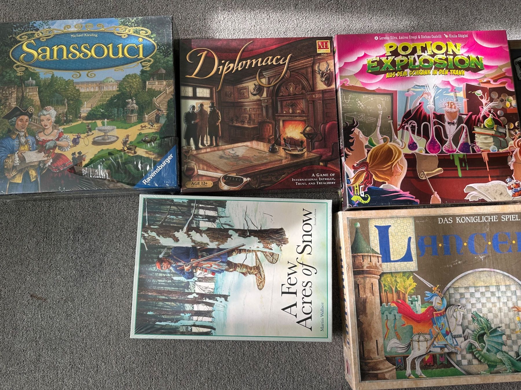 Spiele: 9 Gesellschaftsspiele – Neu (gemäss Beschreibung) aus Zug von Soda0 1